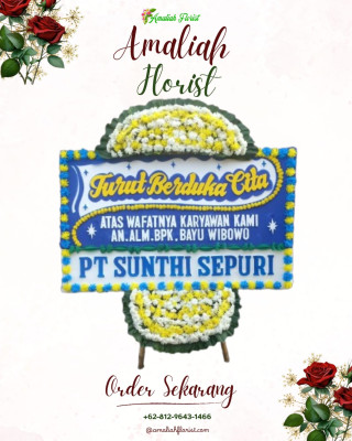 Papan Bunga Duka di Tondangow