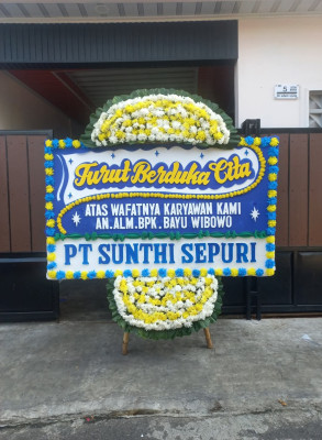 Papan Bunga Duka di Tondangow