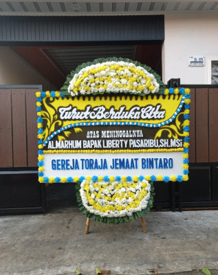 Papan Bunga Duka di Tondangow
